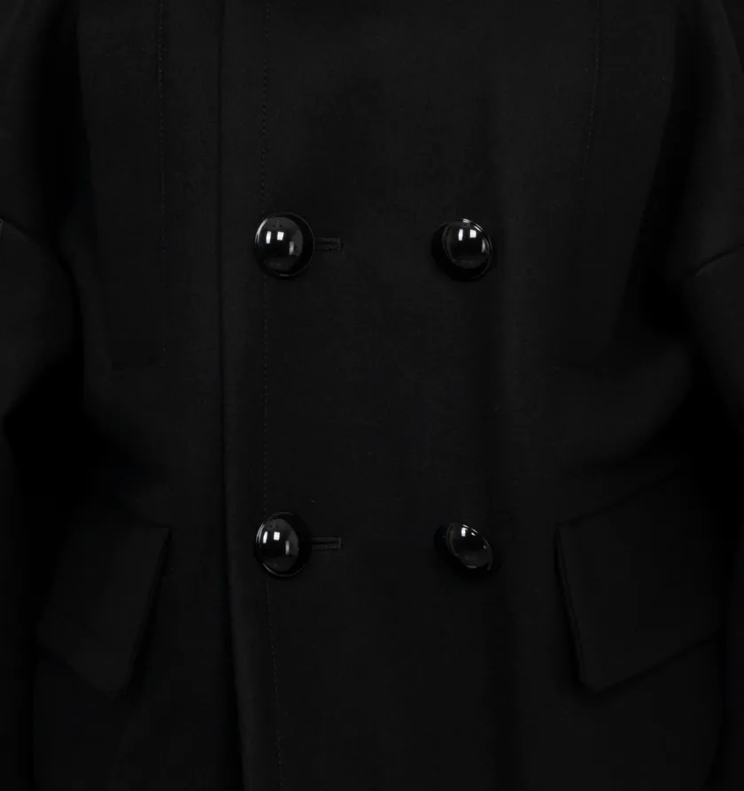 Sacai Double-Breasted Cropped Jacket