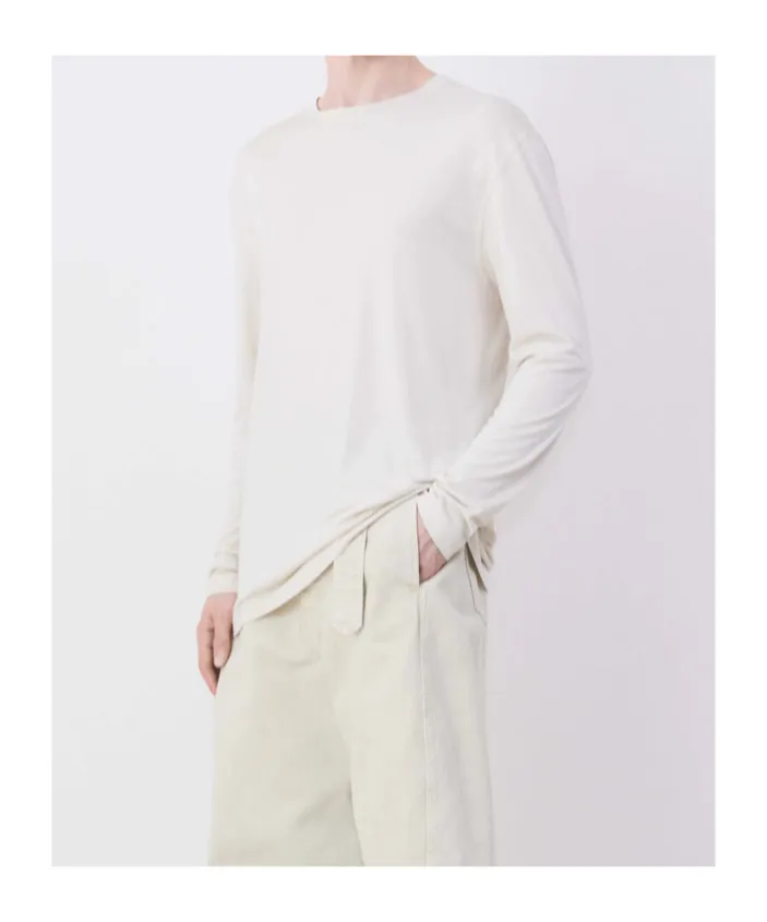Lemaire Long Sleeved Crewneck T-Shirt