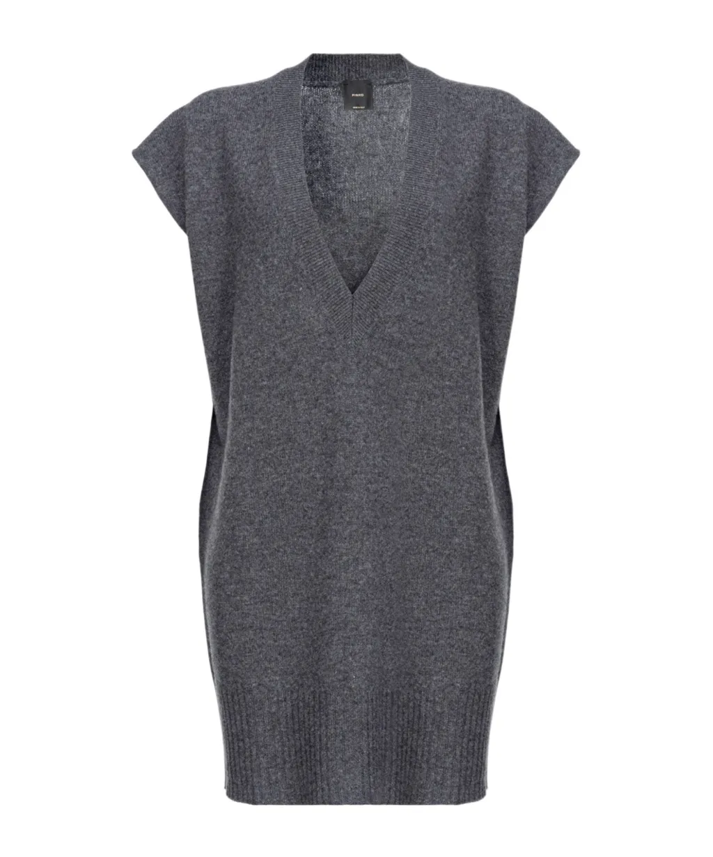 Pinko V-Neck Knitted Vest