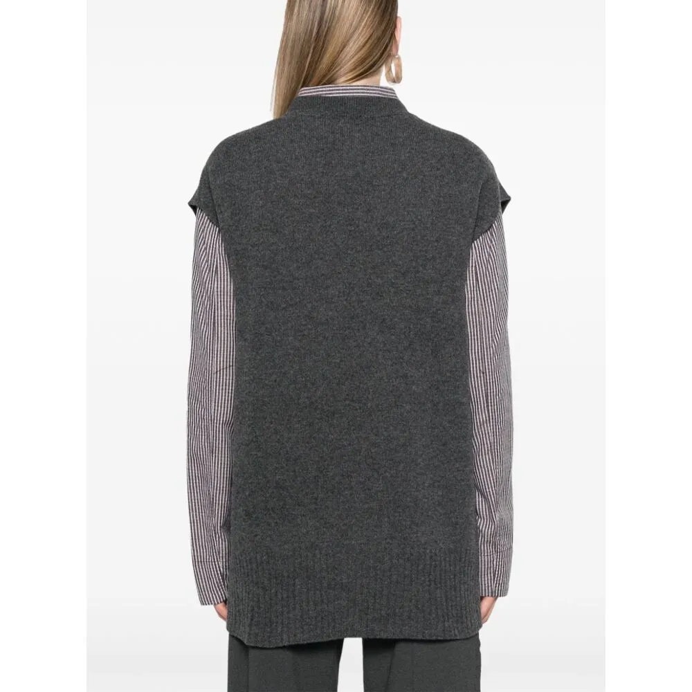Pinko V-Neck Knitted Vest