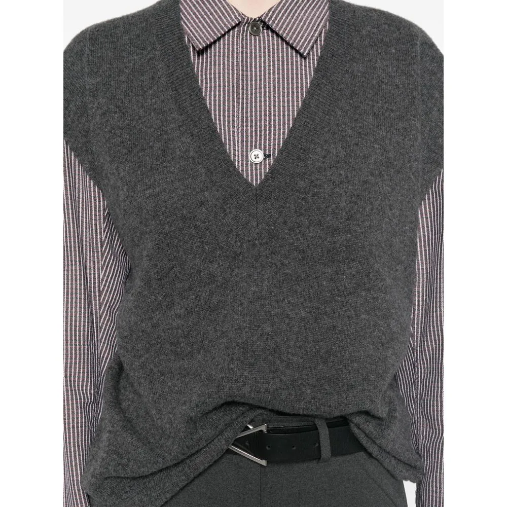Pinko V-Neck Knitted Vest
