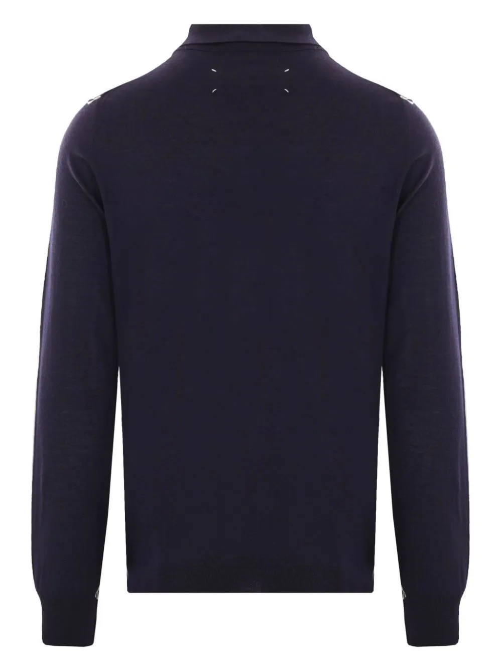 Maison Margiela Long-Sleeved Knitted Polo Shirt
