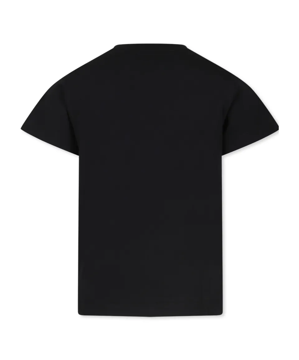 Balmain Kids Press-Stud Fastened Crewneck T-Shirt
