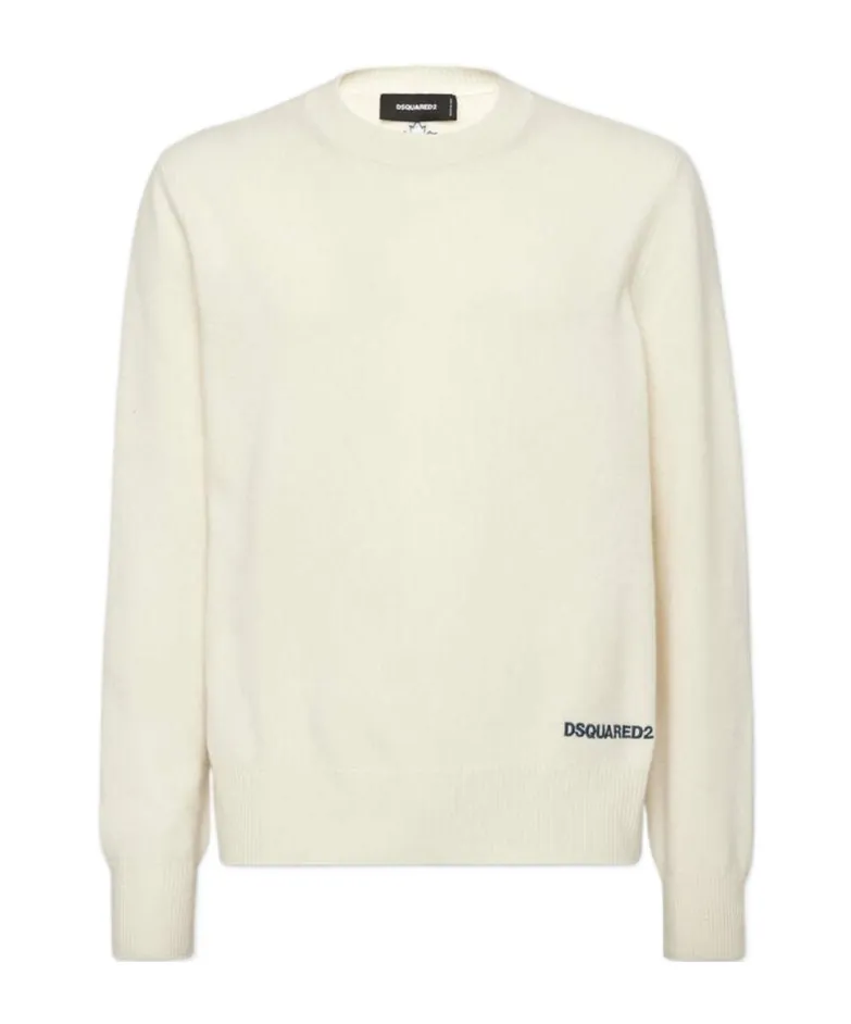 Dsquared2 Logo Embroidered Crewneck Jumper