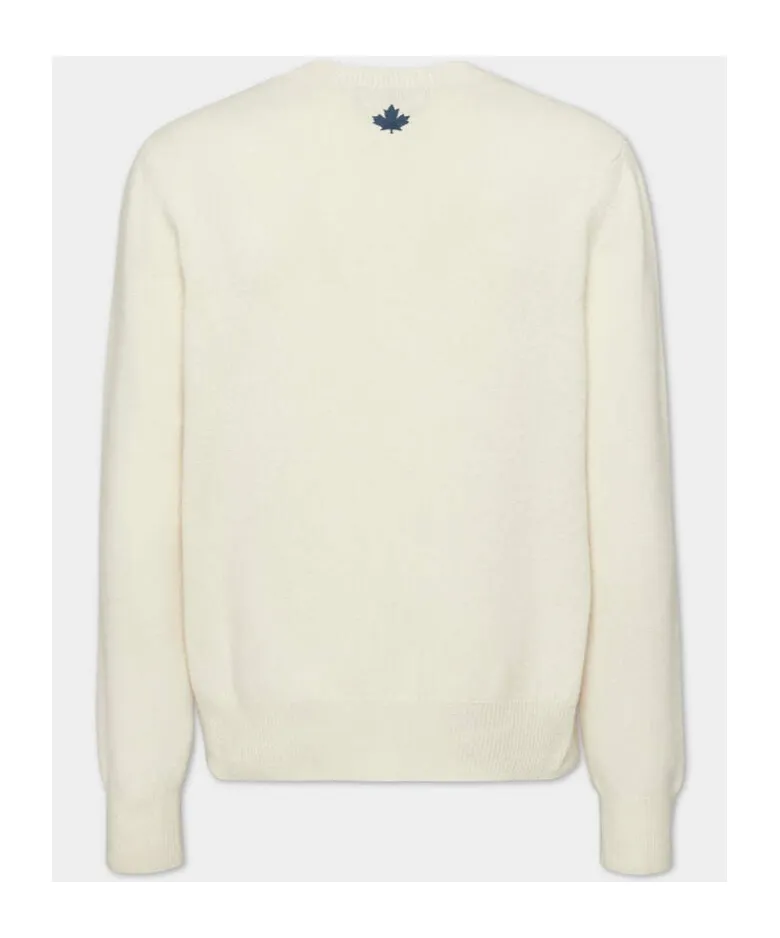 Dsquared2 Logo Embroidered Crewneck Jumper