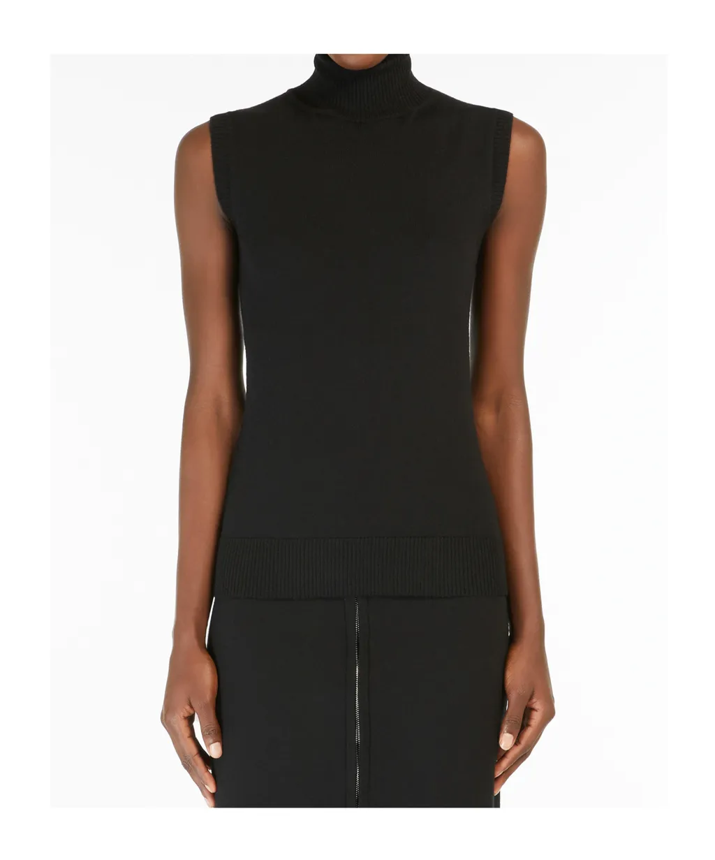 Sportmax Ardenza Roll Neck Sleeveless Vest
