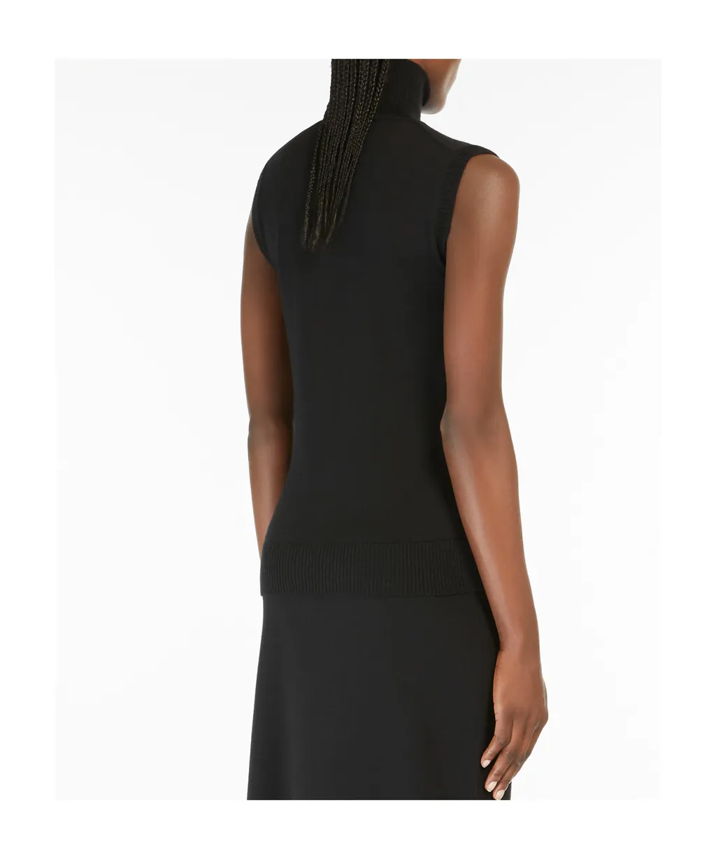 Sportmax Ardenza Roll Neck Sleeveless Vest