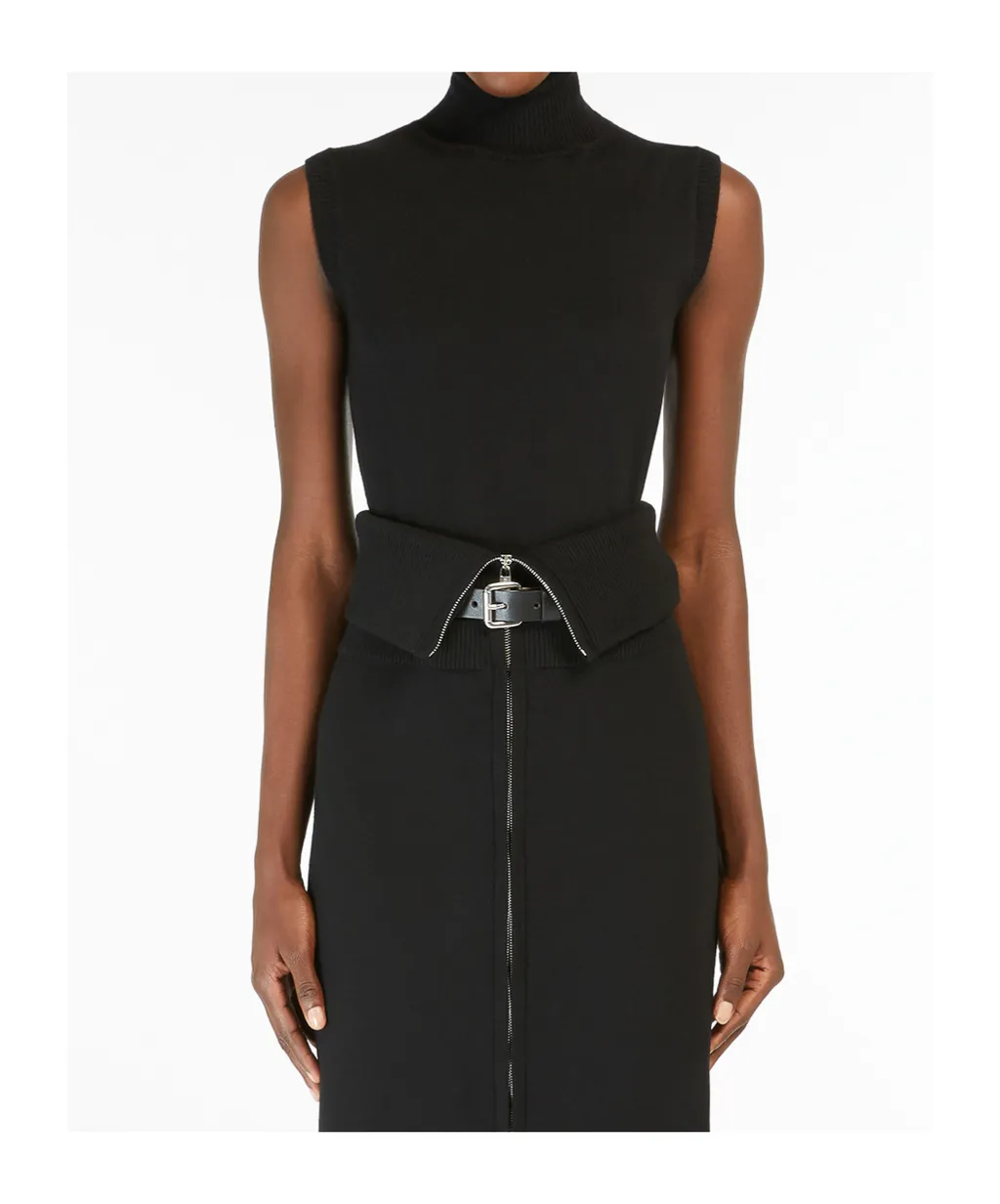 Sportmax Ardenza Roll Neck Sleeveless Vest