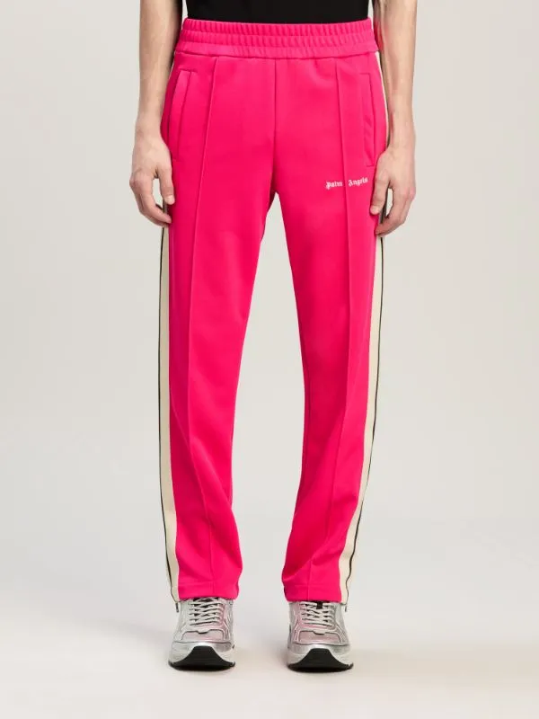 Palm Angels Logo Printed Straight Leg Track Pants