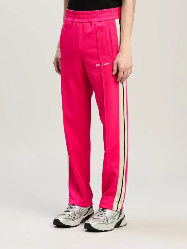 Palm Angels Logo Printed Straight Leg Track Pants