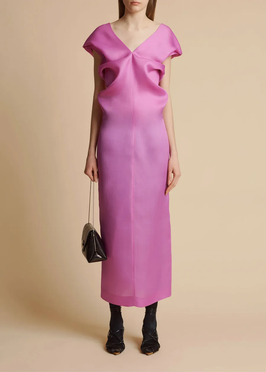 Khaite The Ima V-Neck Maxi Dress