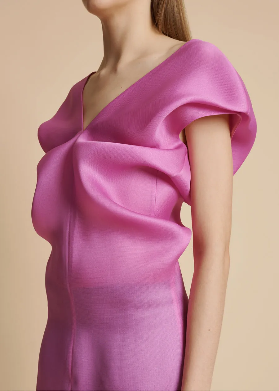 Khaite The Ima V-Neck Maxi Dress