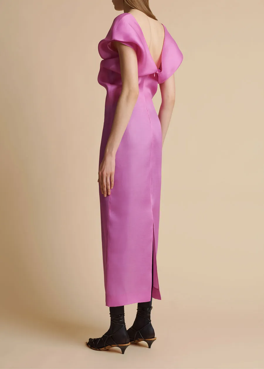 Khaite The Ima V-Neck Maxi Dress