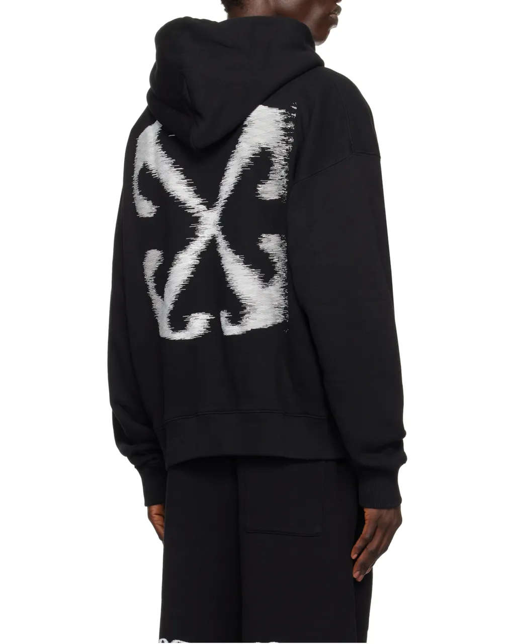 Off-White Logo Embroidered Zip-Up Jacket
