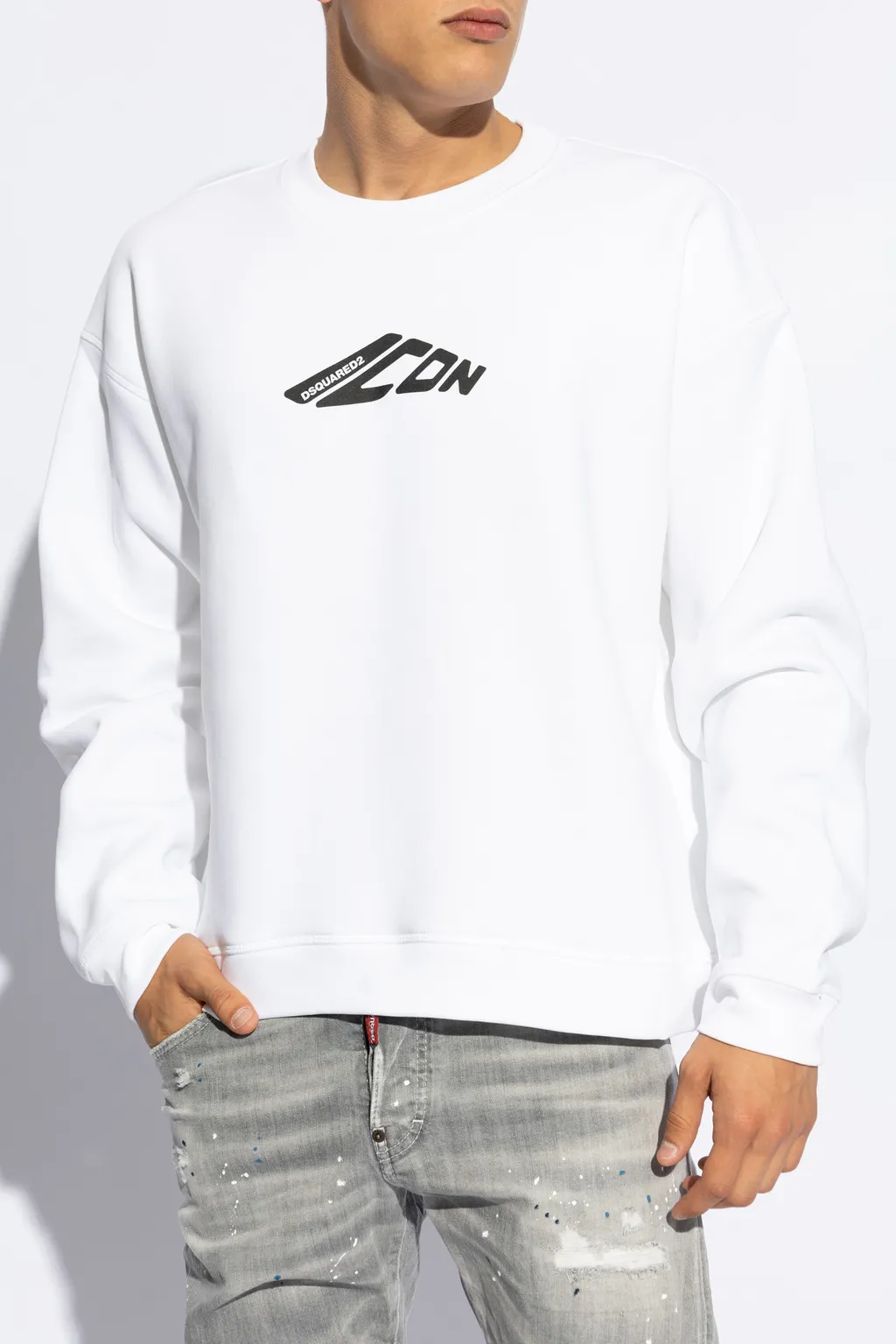 Dsquared2 Logo Printed Crewneck Sweatshirt