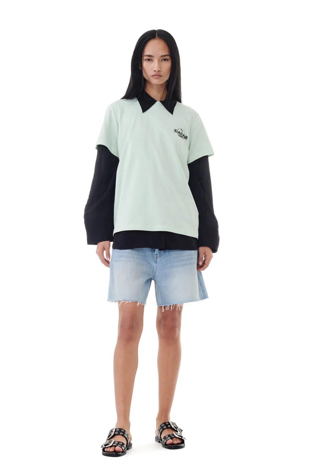 Ganni T-Shirt With Logo