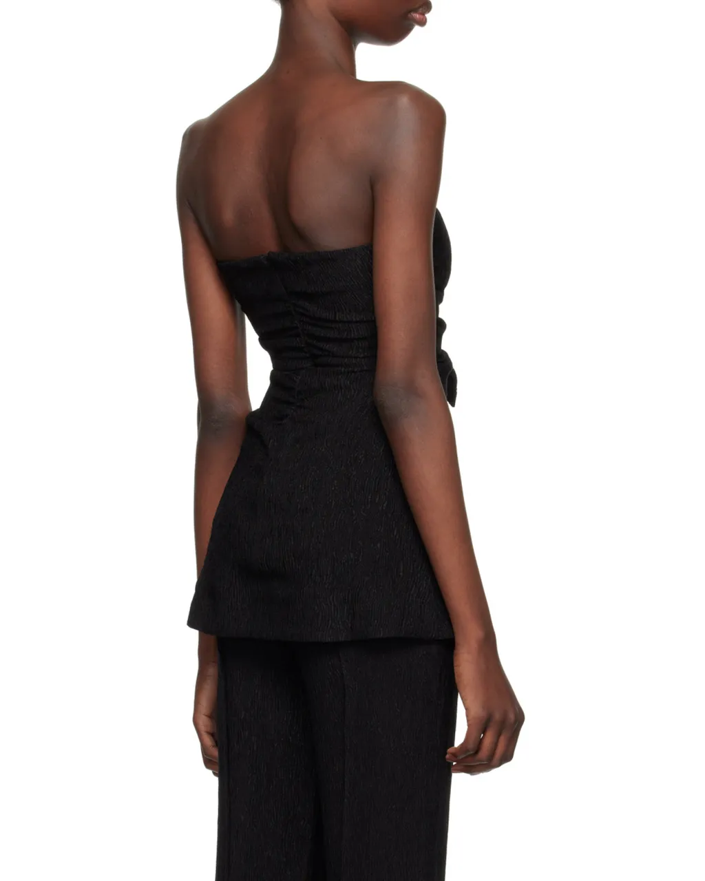Ganni Stretch Strapless Top