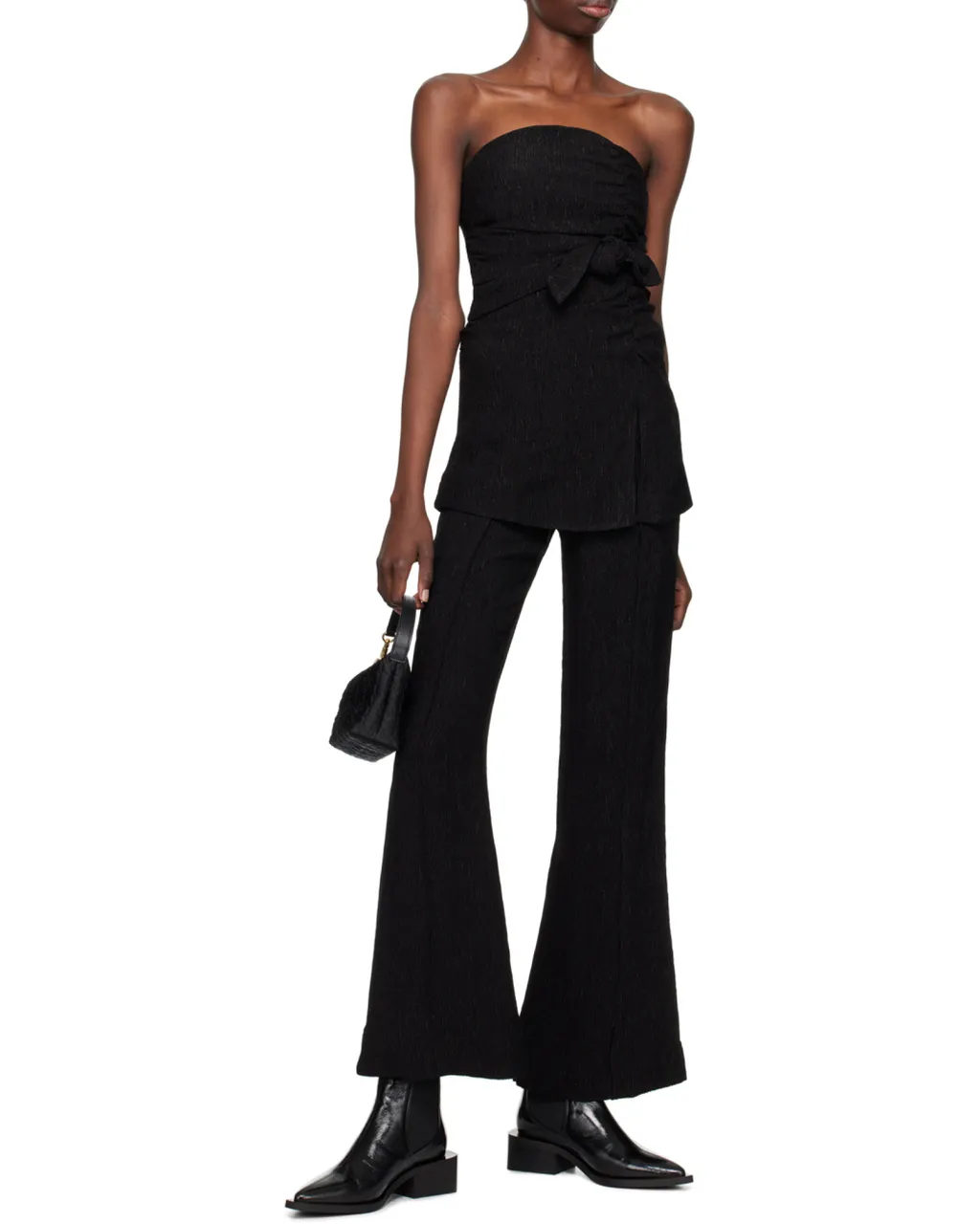 Ganni Stretch Strapless Top