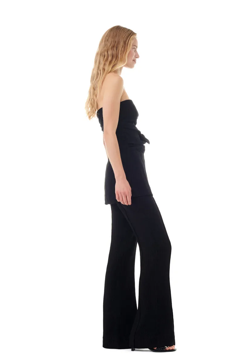 Ganni Stretch Strapless Top