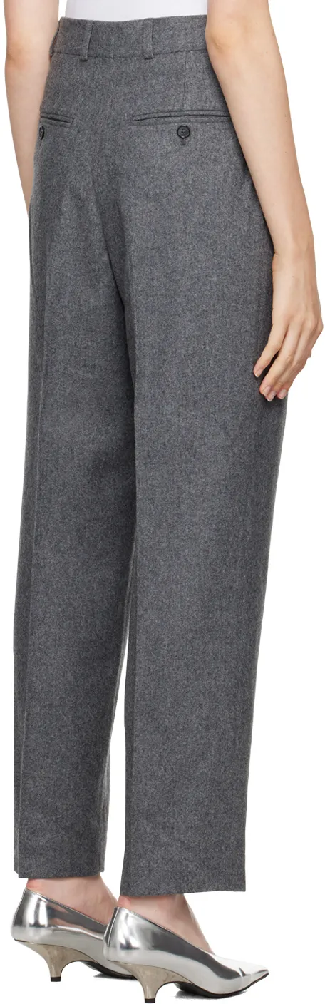 TotÊMe Double-Pleated Tailored Trousers