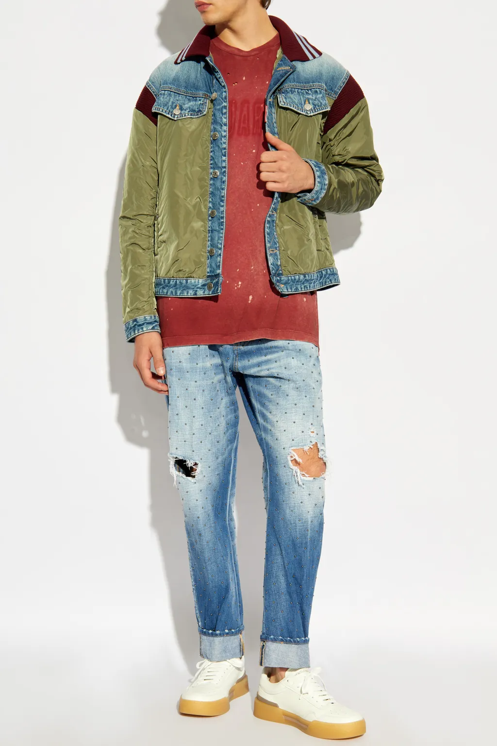 Dsquared2 Distressed Logo Printed T-Shirt