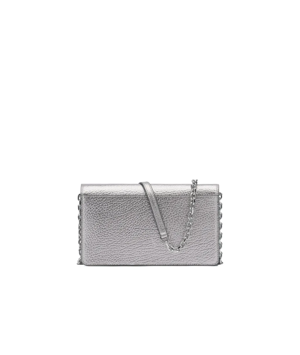 Maison Margiela Four Stitches Chain-Linked Foldover-Top Wallet