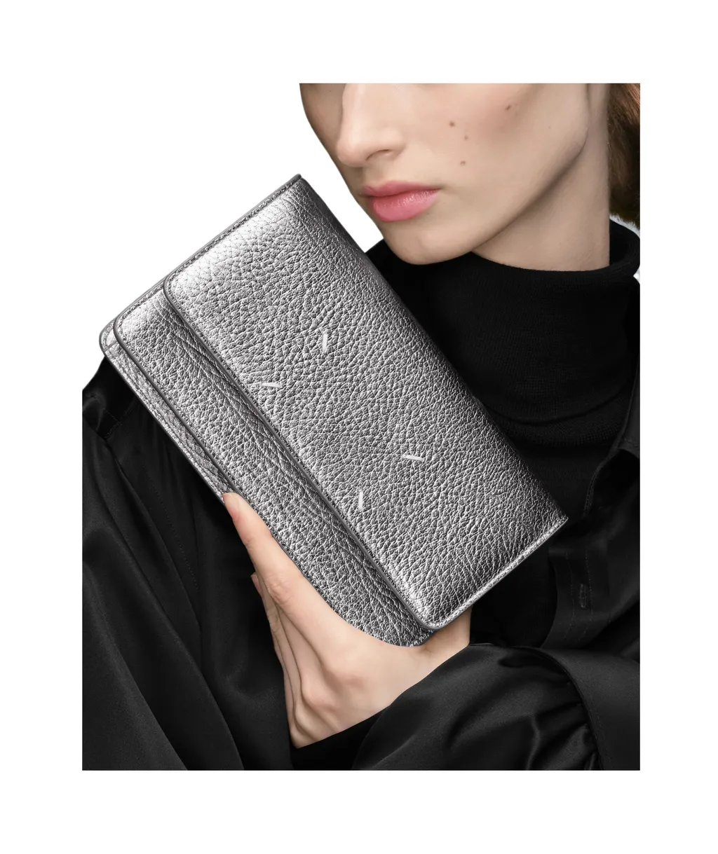 Maison Margiela Four Stitches Chain-Linked Foldover-Top Wallet