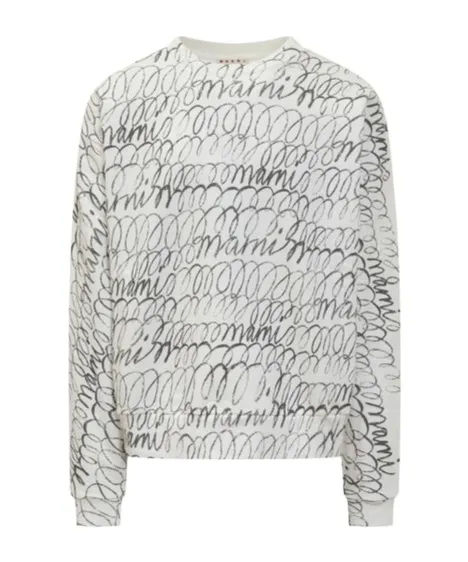 Marni Graphic Printed Crewneck Sweatshirt