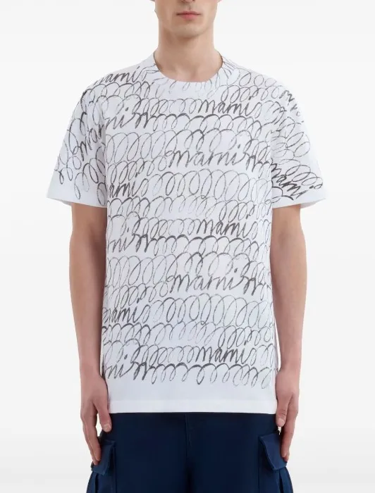 Marni Graphic-Printed Crewneck T-Shirt
