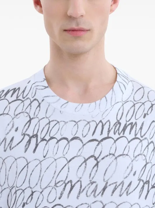 Marni Graphic-Printed Crewneck T-Shirt