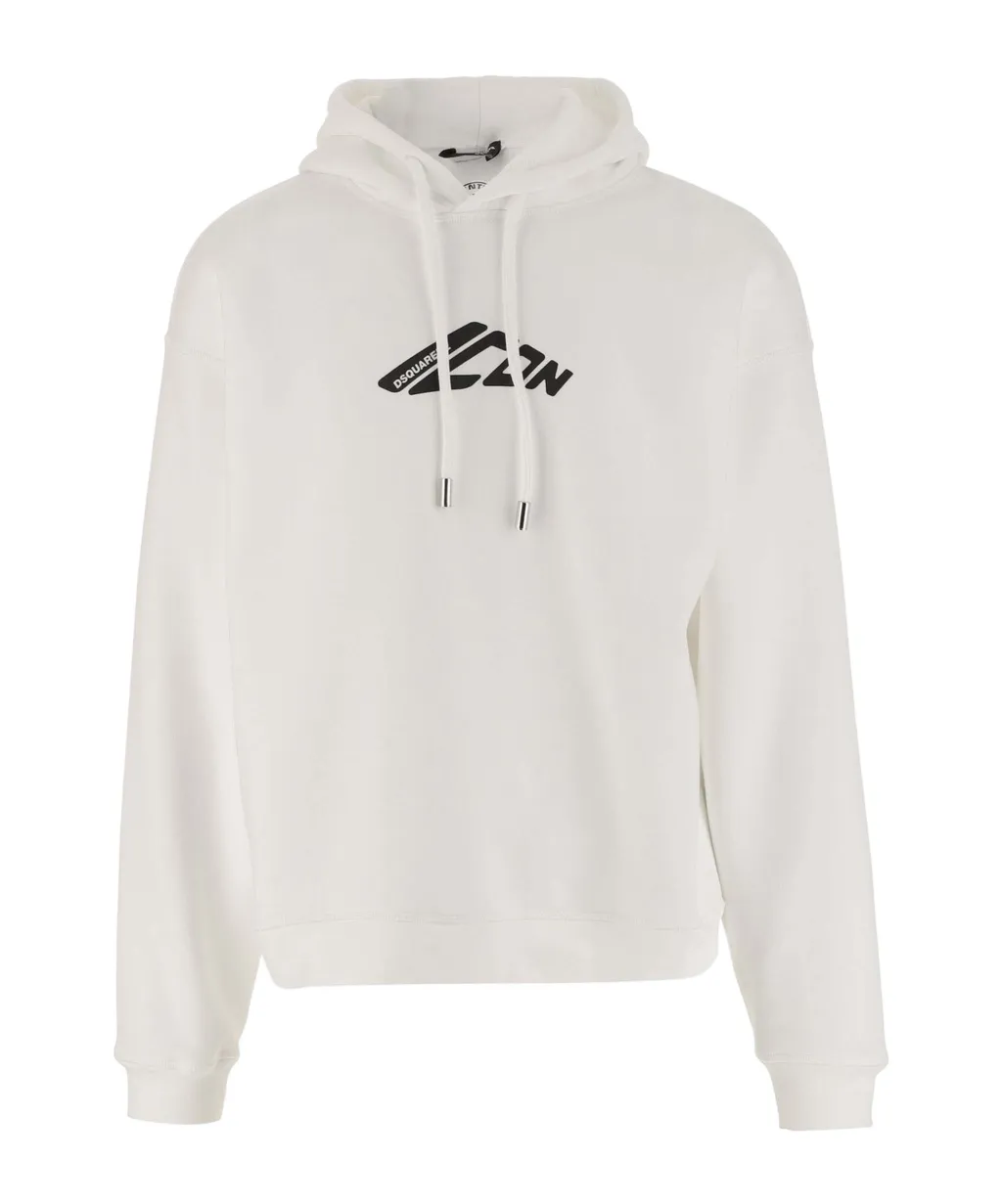 Dsquared2 Logo Printed Drawstring Hoodie