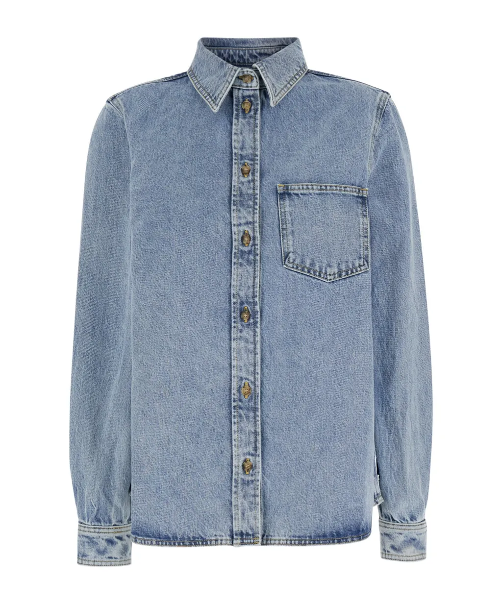 TotÊMe Patch Pocket Denim Shirt