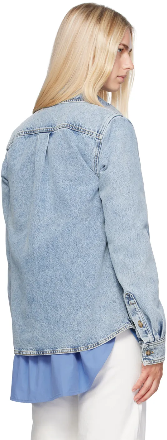 TotÊMe Patch Pocket Denim Shirt