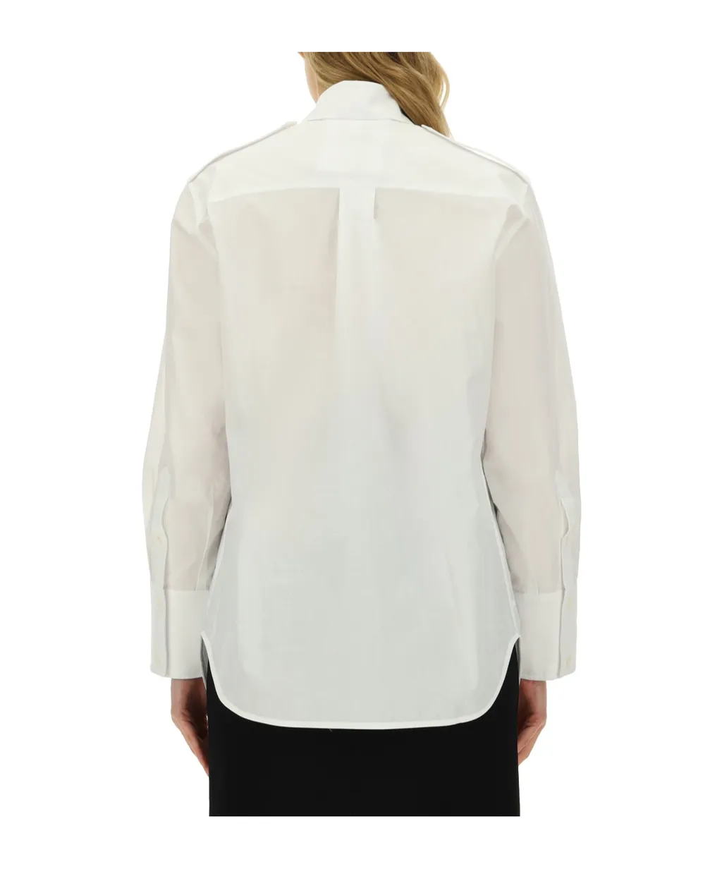 Logo-Embroidered Cotton Shirt