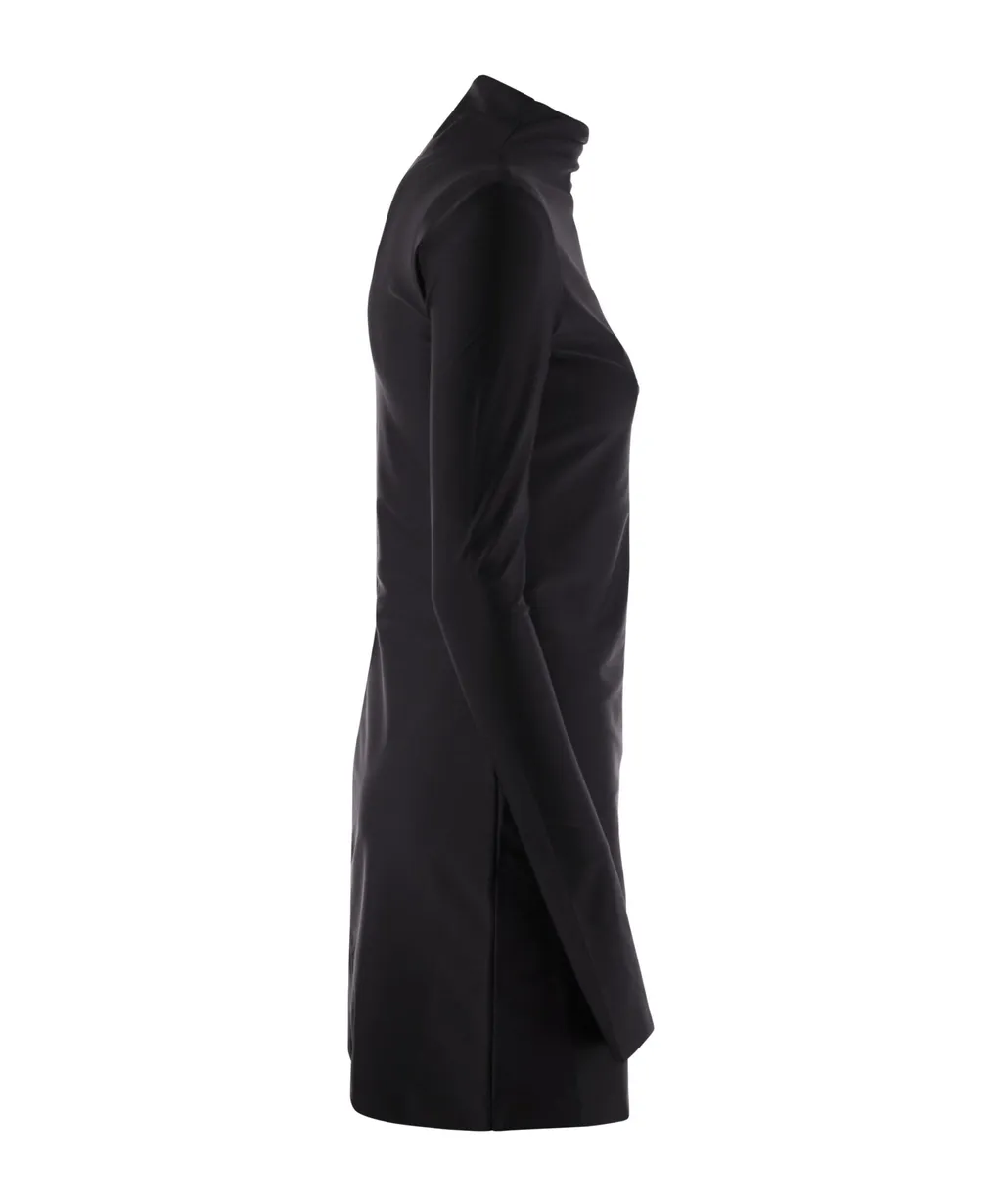 Sportmax Mock Neck Long-Sleeved Dress