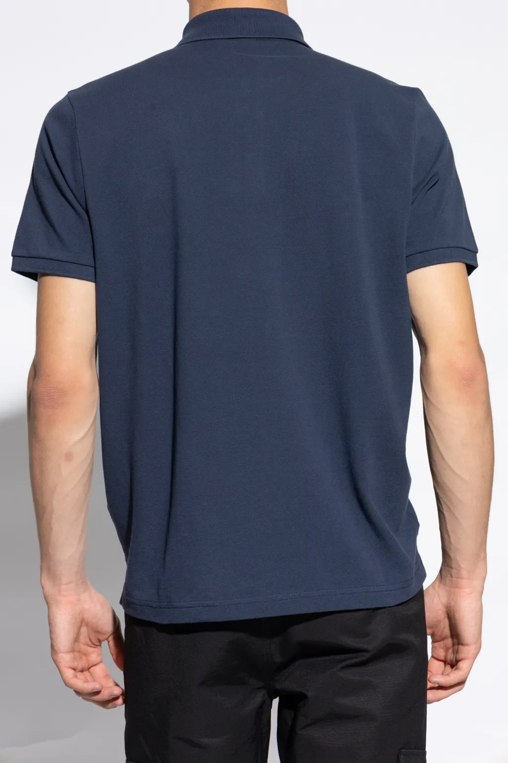 Moose Knuckles Logo Plaque Short-Sleeve Polo Shirt