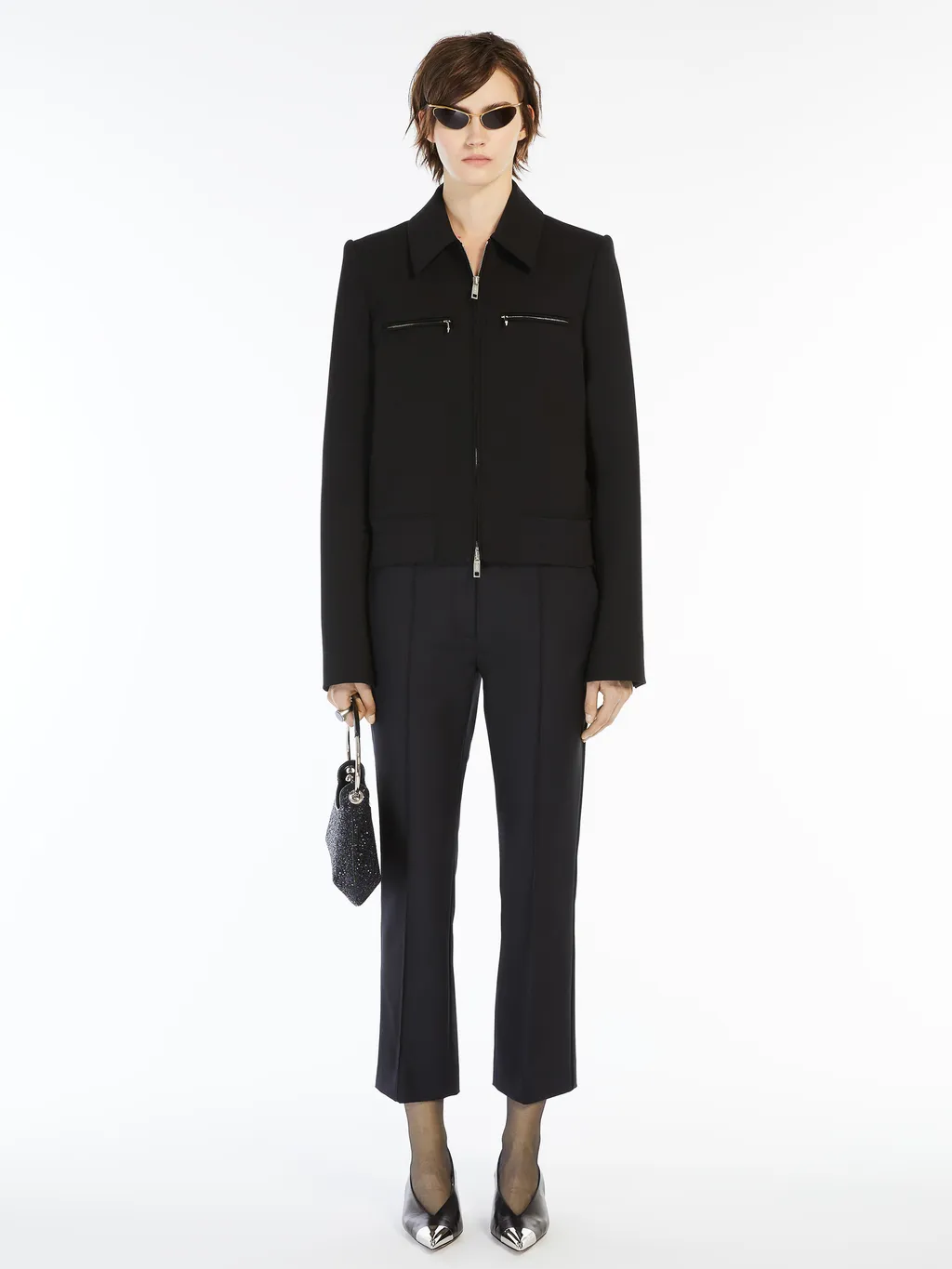 Sportmax Straight Leg Cropped Trousers