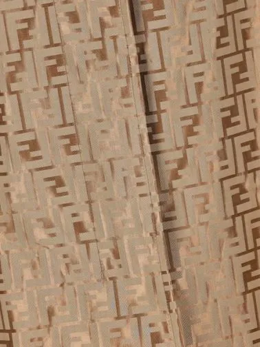 Fendi Ff Printed Long Sleeved Coat