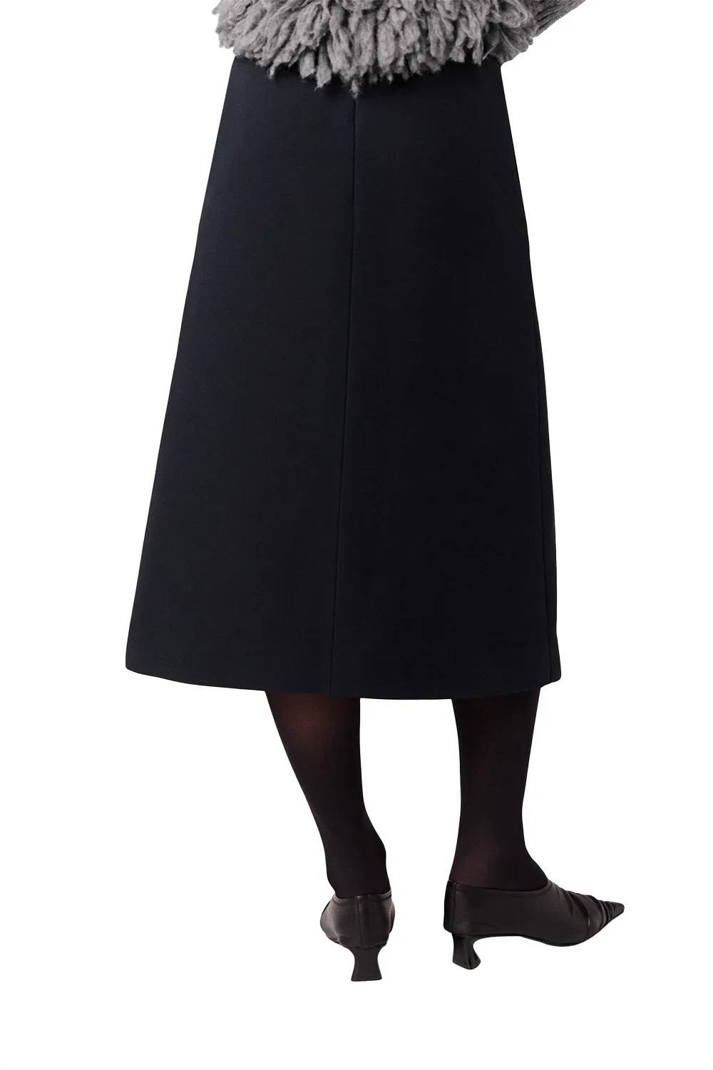Stella Mccartney Flared Side-Slit Midi Skirt