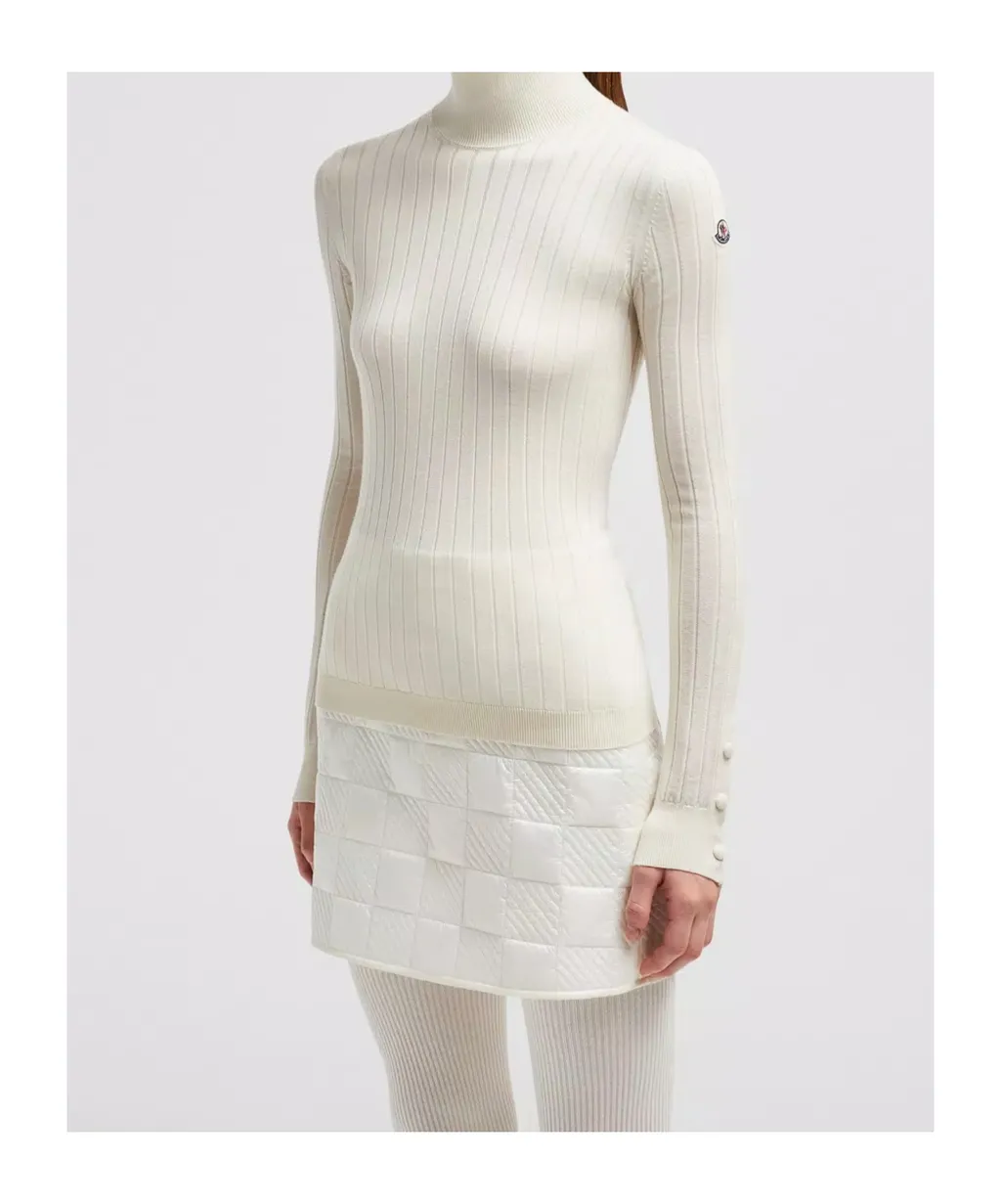 Moncler High Neck Long Sleeved Jumper