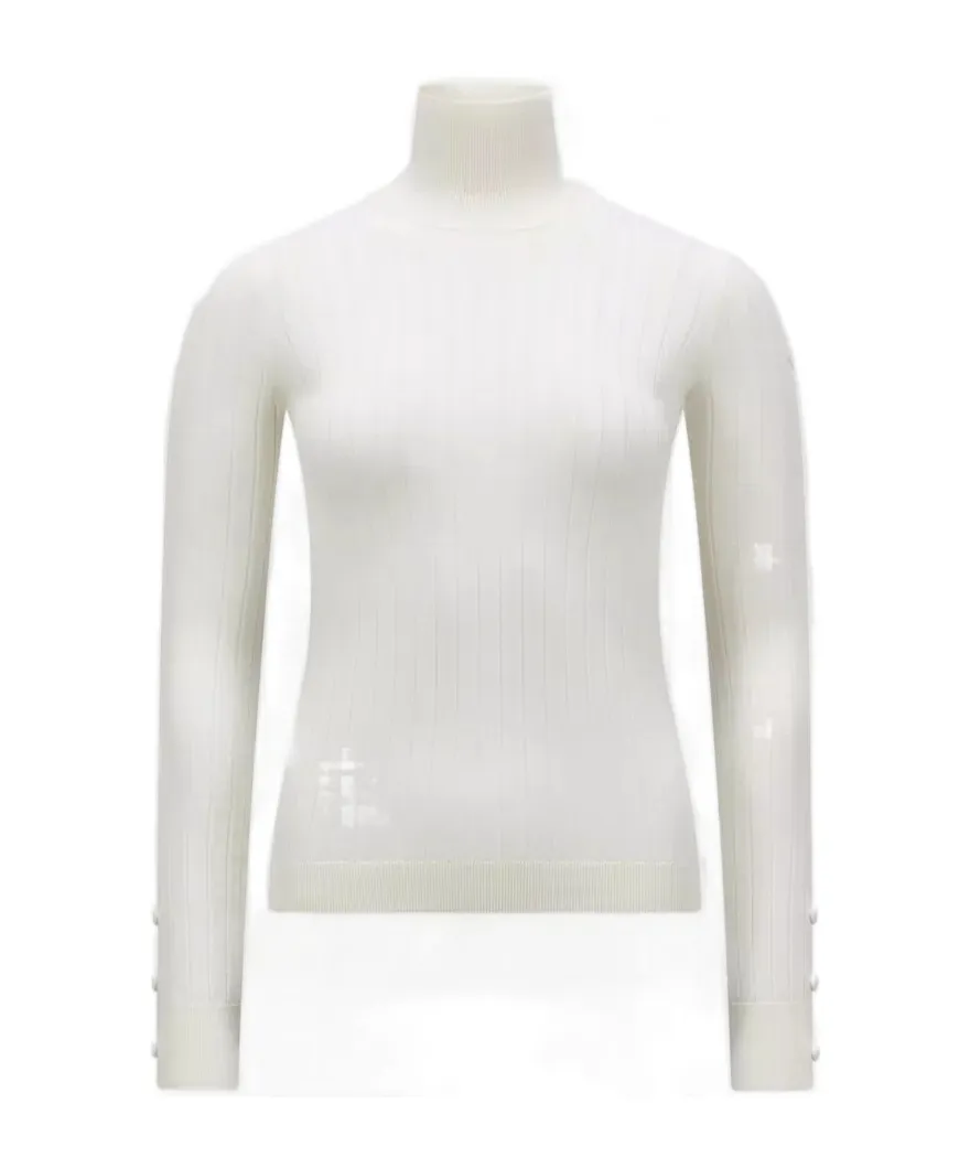 Moncler High Neck Long Sleeved Jumper