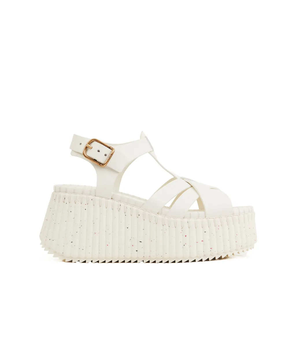 Chloé Nama Wedge Sandals