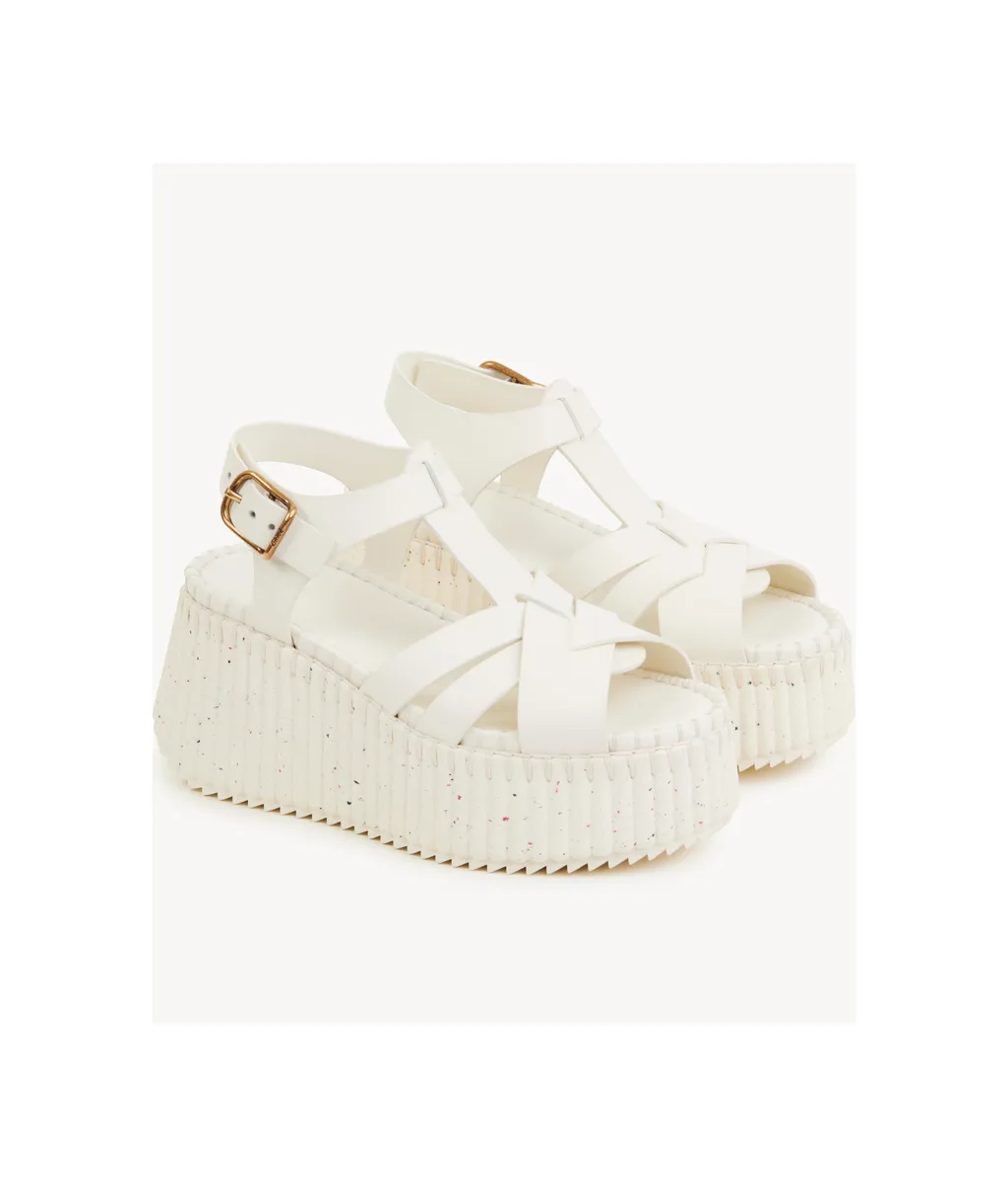 Chloé Nama Wedge Sandals