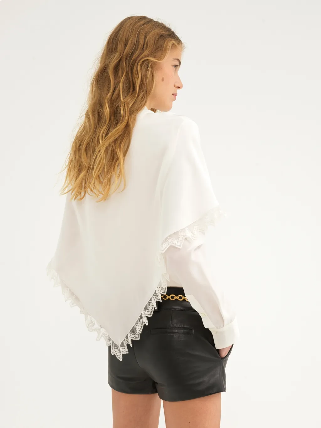 Chloé Knotted Heritage Cape Blouse
