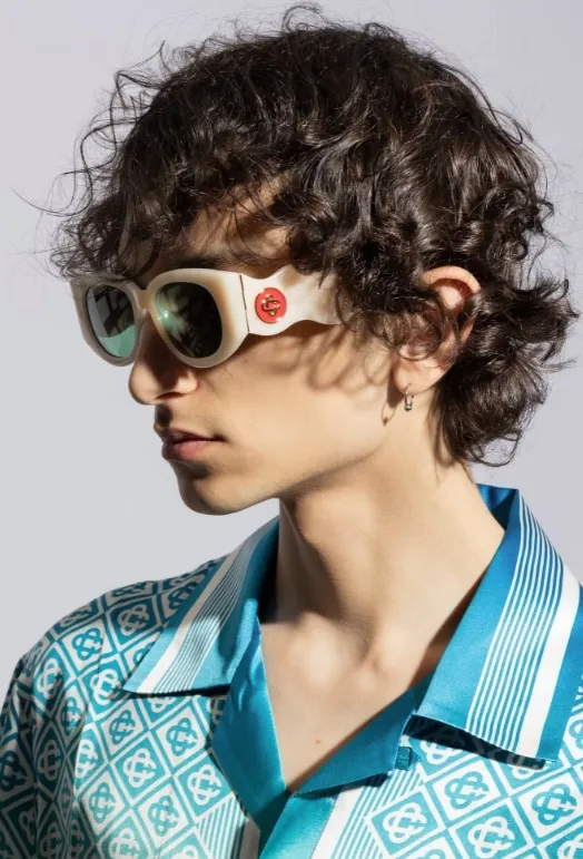 Geometric Frame Sunglasses