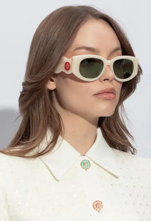 Geometric Frame Sunglasses