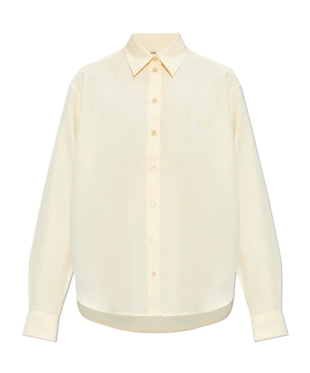 Logo-Embroidered Organic Cotton Shirt