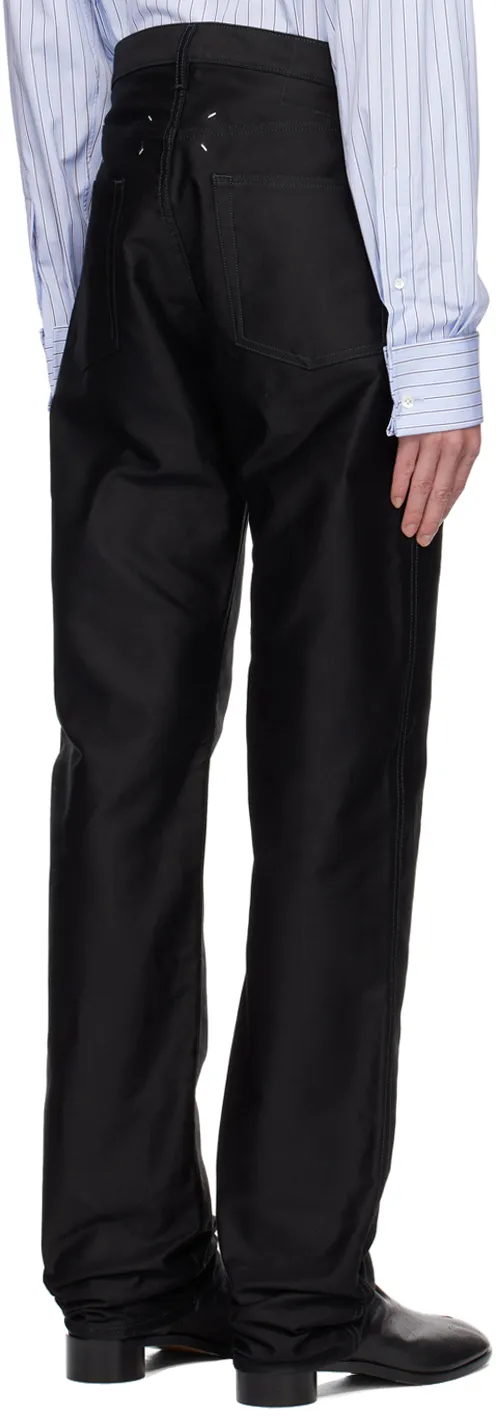 Maison Margiela Mid-Rise Slim Cut Trousers