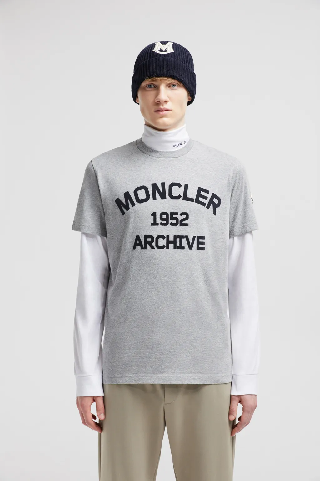 Moncler Logo Printed Crewneck T-Shirt