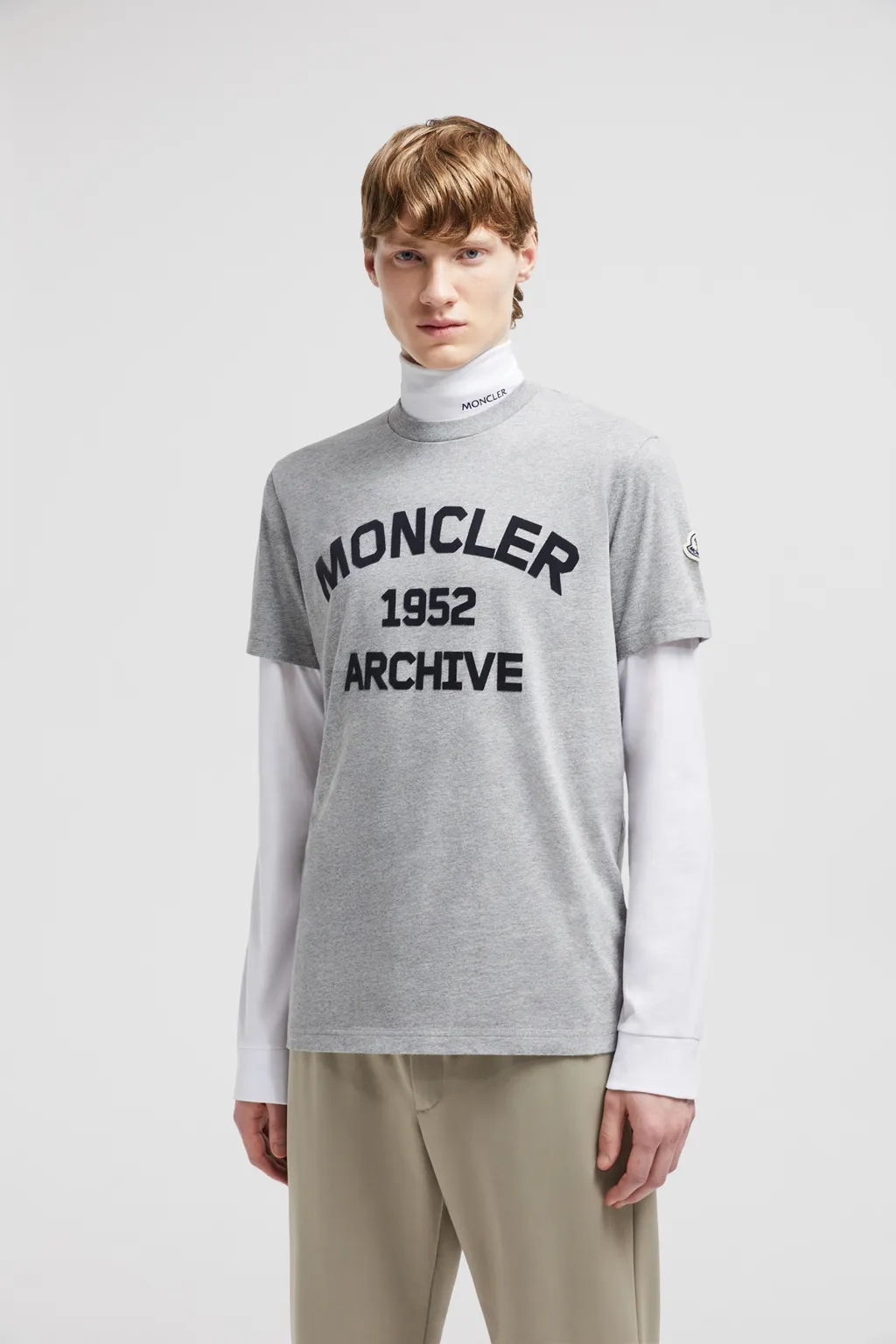 Moncler Logo Printed Crewneck T-Shirt
